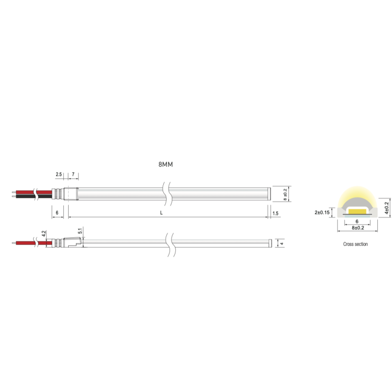 Neon LED Flex - VBX Duna - 8mm - Image 2